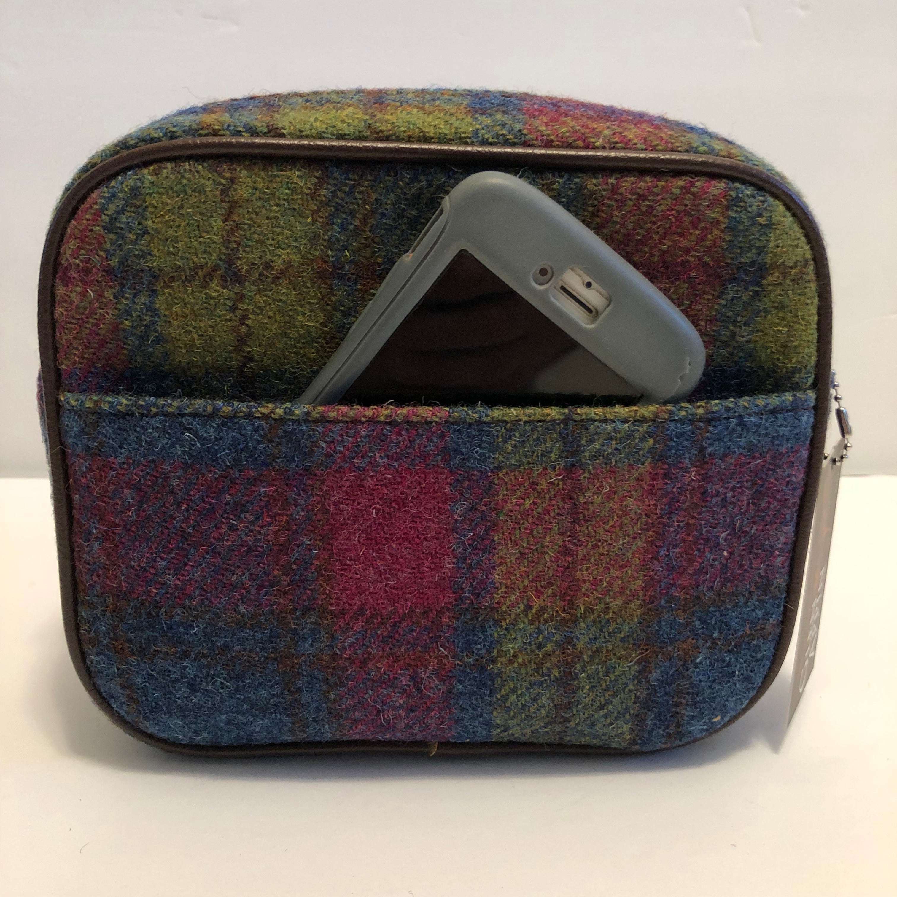 Harris Tweed Small Crossbody Shoulder Purse Bag - Multicolor Plaid