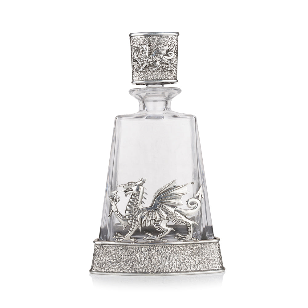 Welsh Dragon and Daffodil Luxury Decanter