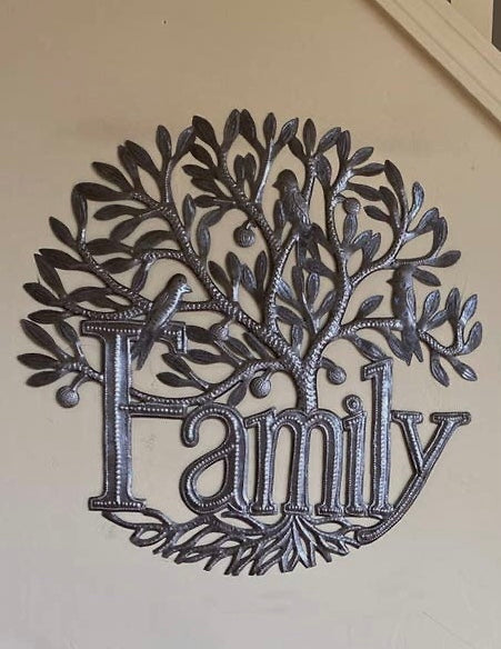 Handmade Family Tree Of Life Metal Wall Art