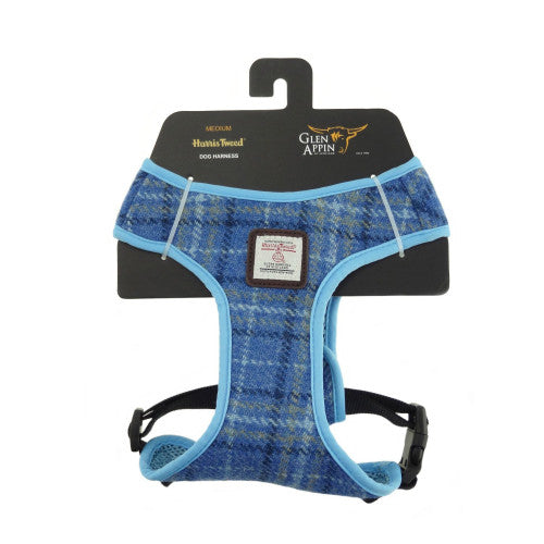 Harris Tweed Dog Harness - Main Image