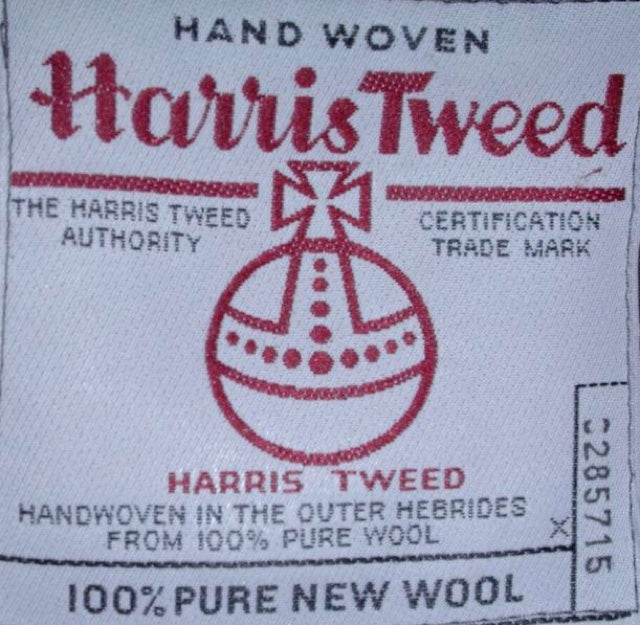 Harris Tweed Long Wallet - Red Check Plaid