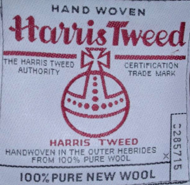 Harris Tweed and Cotton Cap - Blue Check Plaid