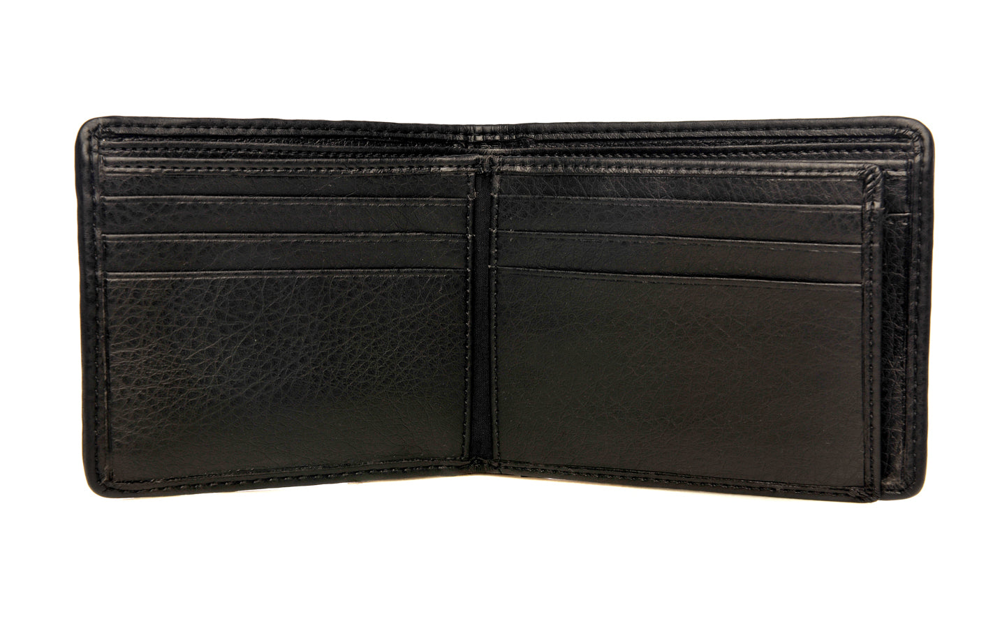 Harris Tweed Trifold Wallet - Charcoal Herringbone