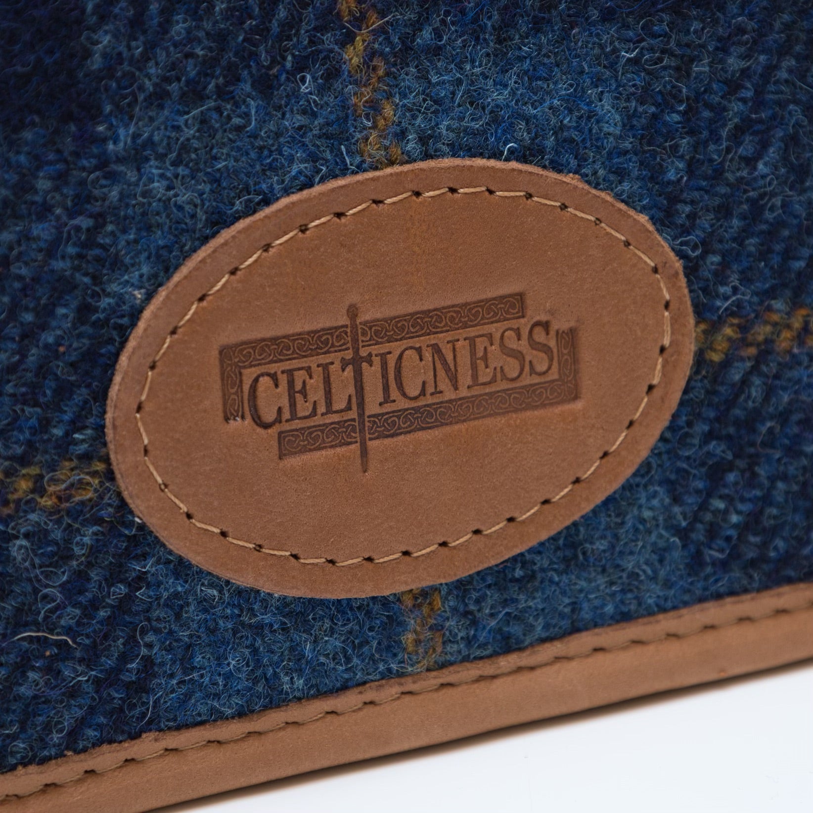 Harris Tweed and Leather Purse 100% Handmade in Scotland
