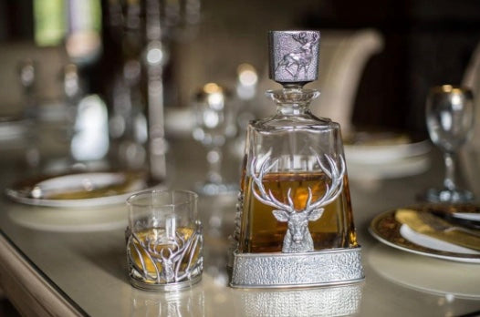 Scottish Stag and Thistle Luxury Decanter