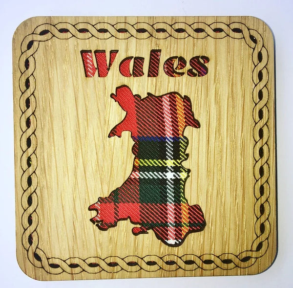Wales Map Square Coaster